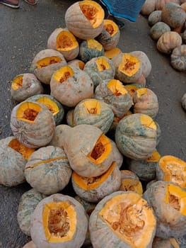 fresh healthy pumpkin stock on market for sell