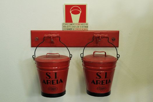 Old and vintage fire extinguishing system