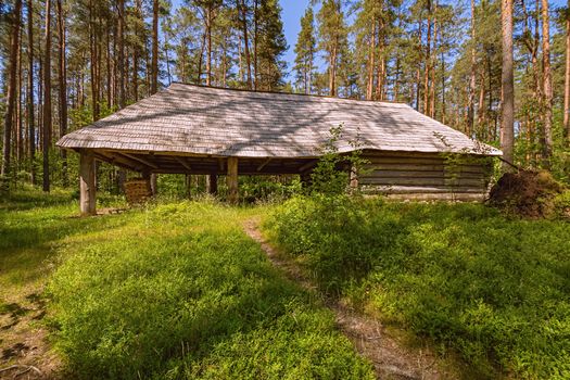 Old house in rural area, Riga, Latvia