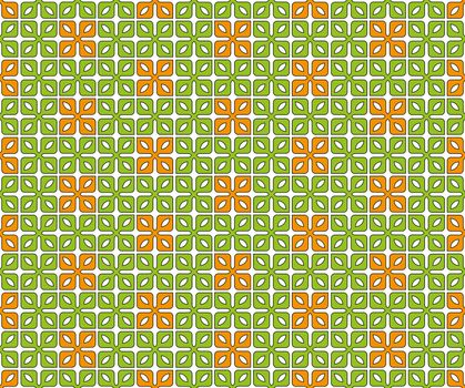 background textile leaf pattern green orange