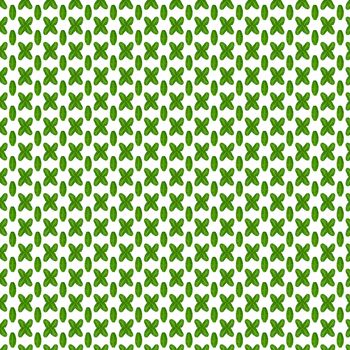 Seamless pattern of green banana leaves on white background. Plants seamless pattern concept.