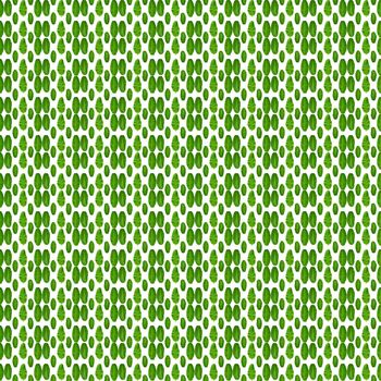 Seamless pattern of green banana leaves on white background. Plants seamless pattern concept.