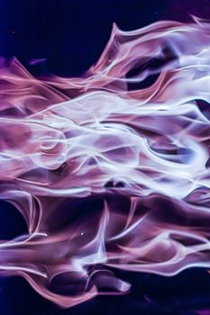 Abstract purple smoke as minimal background, magical backdrop and flow design