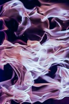 Abstract purple smoke as minimal background, magical backdrop and flow design