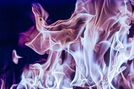 Abstract purple smoke as minimal background, magical backdrop and flow design