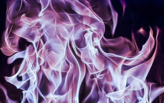 Abstract purple smoke as minimal background, magical backdrop and flow design