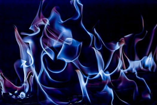 Abstract purple smoke as minimal background, magical backdrop and flow design