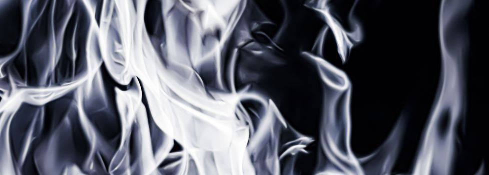 Abstract smoke as minimal background, magical backdrop and flow design