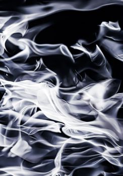 Abstract smoke as minimal background, magical backdrop and flow design