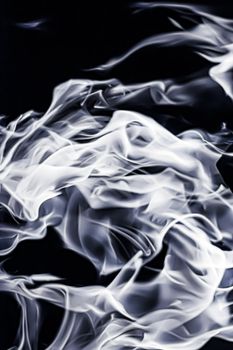 Abstract smoke as minimal background, magical backdrop and flow design