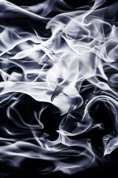 Abstract smoke as minimal background, magical backdrop and flow design