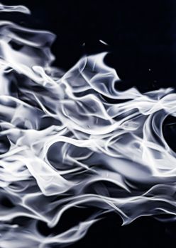 Abstract smoke as minimal background, magical backdrop and flow design