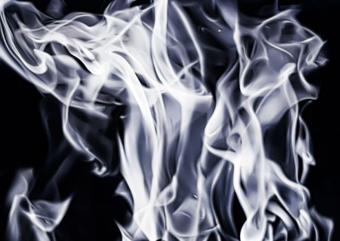 Abstract smoke as minimal background, magical backdrop and flow design