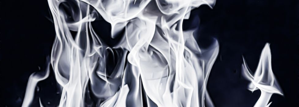 Abstract smoke as minimal background, magical backdrop and flow design