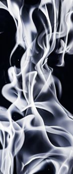 Abstract smoke as minimal background, magical backdrop and flow design