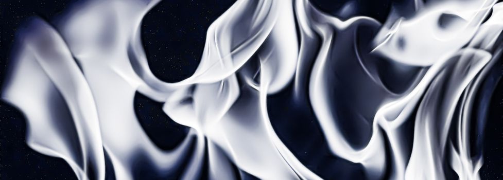 Abstract smoke as minimal background, magical backdrop and flow design