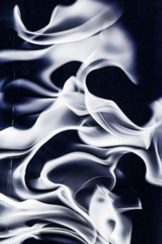 Abstract smoke as minimal background, magical backdrop and flow design