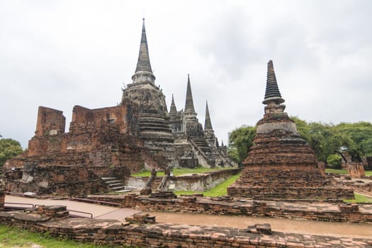Wat Phra Si Sanphet Ayutthaya, Historical Park historic city of Ayutthaya. is a tourist destination.