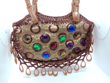 pink colored stylish woman's side bag for sell
