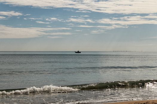 Beach in the morning in Southern Spain, Alicante