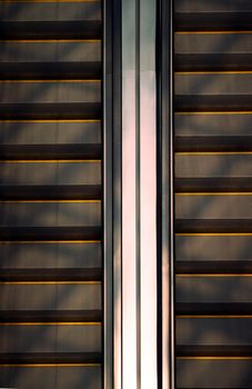 half Escalator with sun shade ,top view