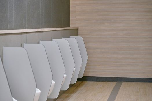 interior of Male toilet with clean view