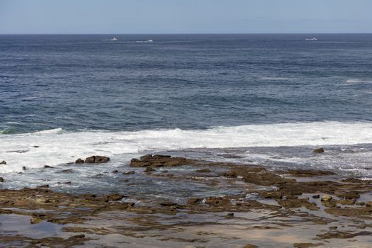 A view of the South Pacific Ocean from Norah Head on the central coast in regional New South Wales in Australia