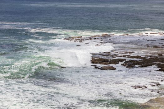 A view of the South Pacific Ocean from Norah Head on the central coast in regional New South Wales in Australia