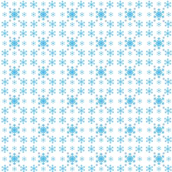 Seamless pattern of snowflake on white background. Plants seamless pattern concept.