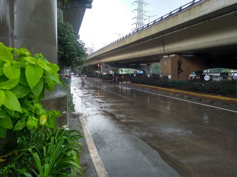 Mumbai India, date;- 28/09/2020 after covid-19 lockdown open at evening time near traffic signals there is no vehicle on the road.