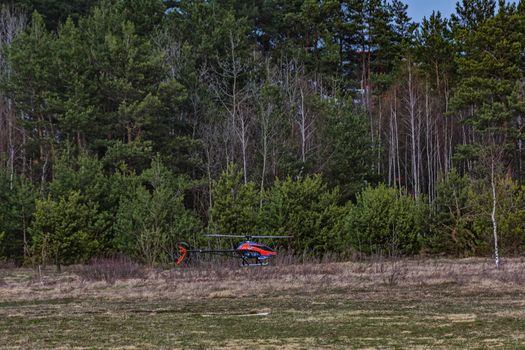 Radio-controlled helicopter