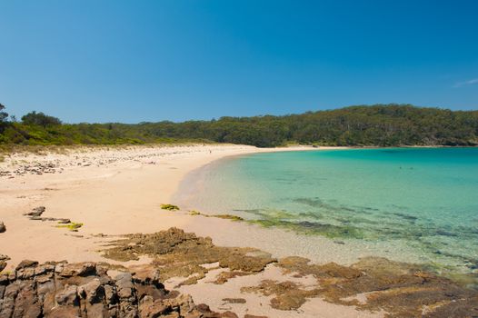 Cave beach is a beautiful beach on the Swansea Peninsula, New South Wales, Australia.