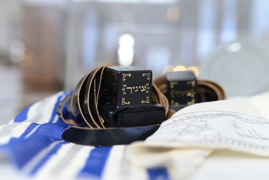 Oradea jewish memorial museum Tefillin box hat