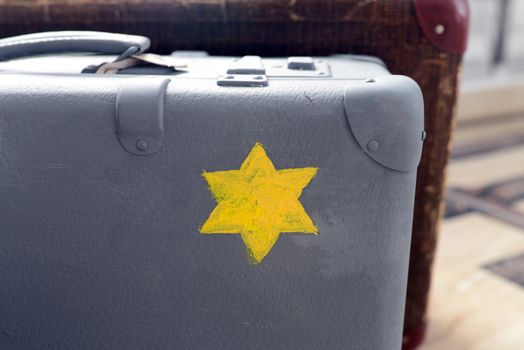 jewish memorial museum yellow star suitcase exhibit