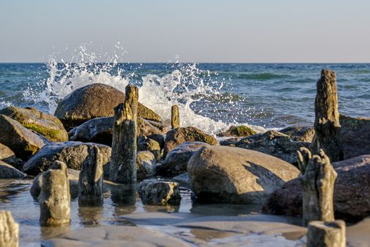 summer season holiday at baltic sea side germany