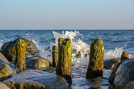 summer season holiday at baltic sea side germany