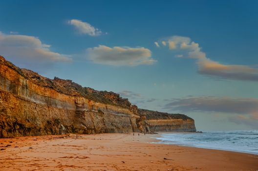 The image was taken golden hour in Australian Beach