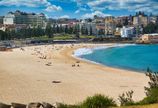 Manly beach of NSW australia