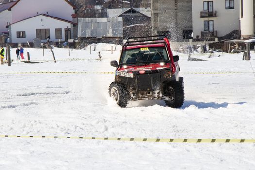 Off road festival, competition and championship in Bakuriani, Georgia