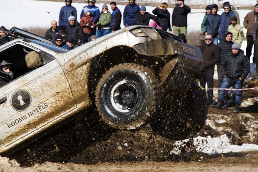 Off road festival, competition and championship in Bakuriani, Georgia