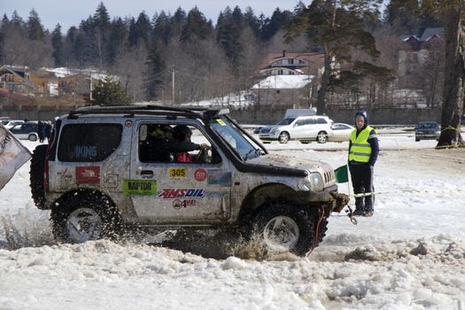 Off road festival, competition and championship in Bakuriani, Georgia