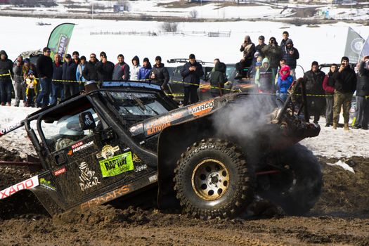 Off road festival, competition and championship in Bakuriani, Georgia