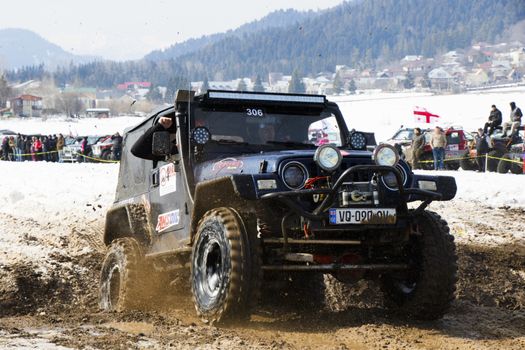 Off road festival, competition and championship in Bakuriani, Georgia