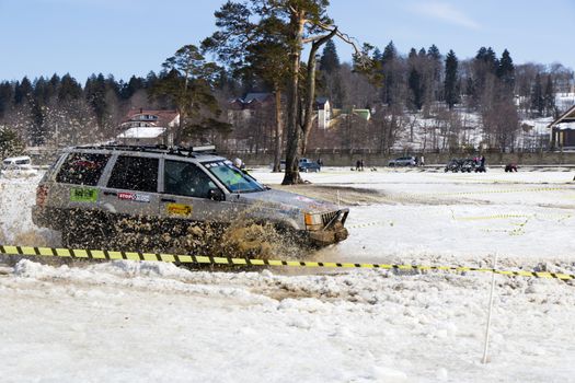 Off road festival, competition and championship in Bakuriani, Georgia