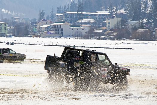 Off road festival, competition and championship in Bakuriani, Georgia