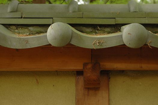 roof tile of Japanese temple