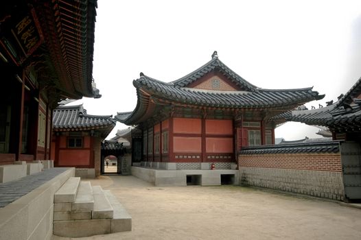 Interior of Korean palace