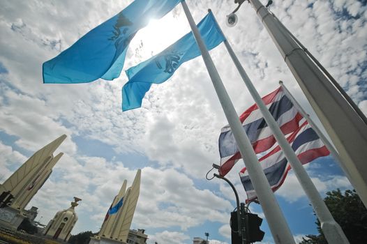 Democracy monument in Bangkok Thailand