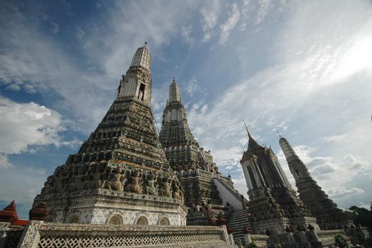 Sacred stupa of Bangkok Dawn Temple