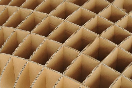 Repeated structure of recycle carton cardboard for wallpaper photo